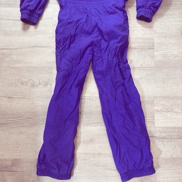 Vintage 80s Tyrolia Reversible Ski Suit Womens One Piece Snowsuit Snow Bib Sz 10 - Picture 10 of 13